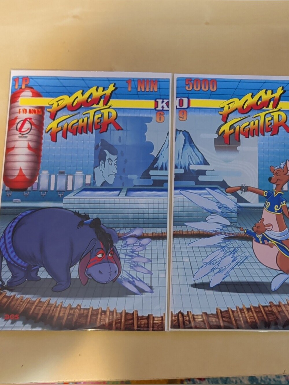 DO YOU POOH? POOH FIGHTER (STREET FIGHTER)  Connecting Set NM